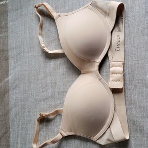 Lively  beige padded not wired bra size 34A